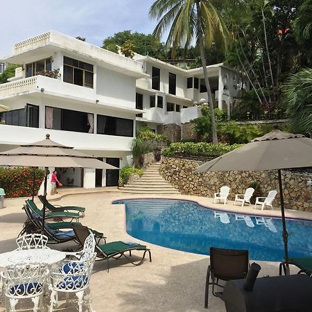 Villa Guitarron Gran Terraza Vista Espectacular 6 Huespedes Piscina Gigante Акапулько Экстерьер фото